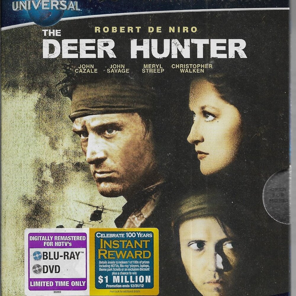 The Deer Hunter Universal 100th Anniv. Special Edition Blu-Ray + DVD Slipcover